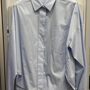 orr 오르 와이드 커프스 클래식셔츠 블루 S 새상품
