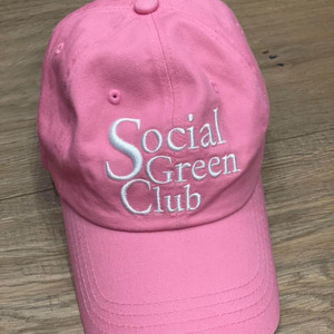 소셜그린클럽 핑크 볼캡