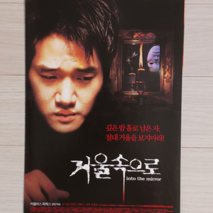 유지태 거울속으로(2003)전단지(2단)