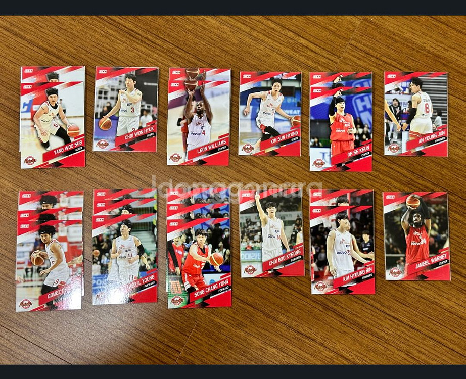 KBL SK 나이츠 선수들 카드 판매합니다--5