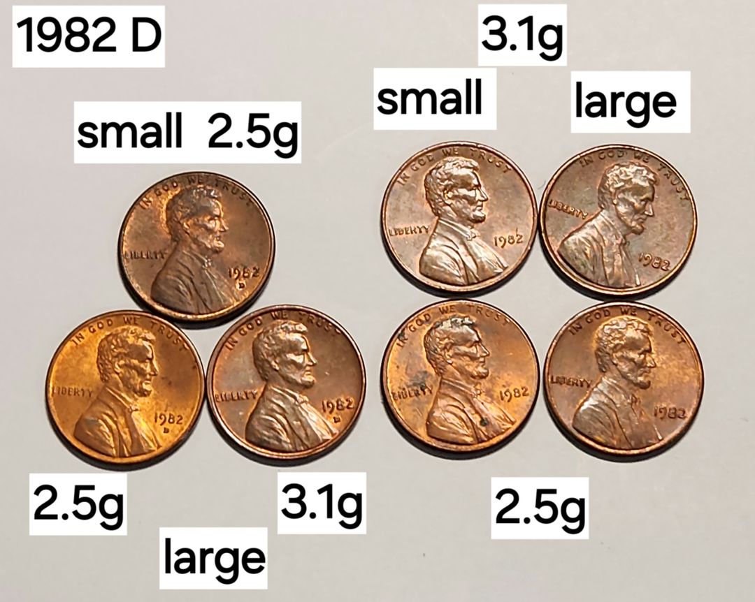 스몰,라지 희귀동전 7종 미국주화 링컨 페니 1982 | 중고나라 - 안심되는 중고거래
