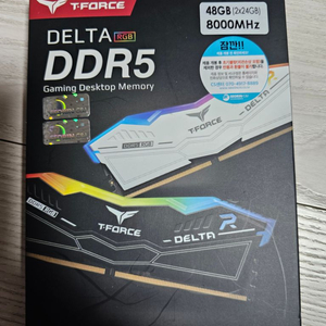 팀그룹 티포스 델타 DDR5 8000MHZ 팜