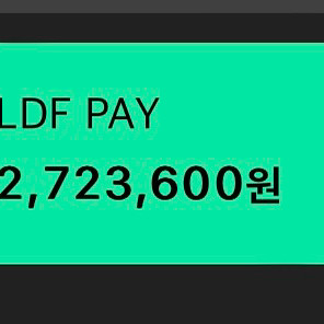 롯데면세점 LDF PAY 판매 (272만원), 분할가능