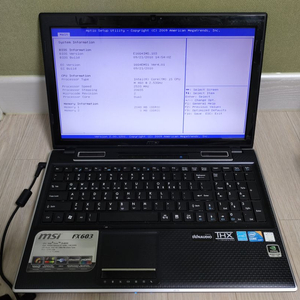 msi 노트북 fx603 부품용(MS-16G4)