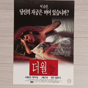 영화전단지 데미무어 셰어 앤해치 더월(1997년)