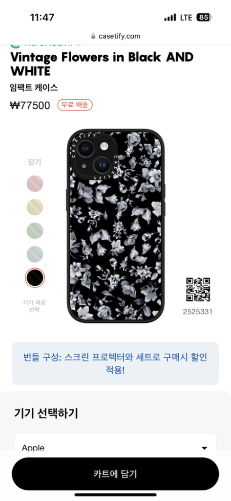 케이스티파이(Casetify) 아이폰 15 케이스