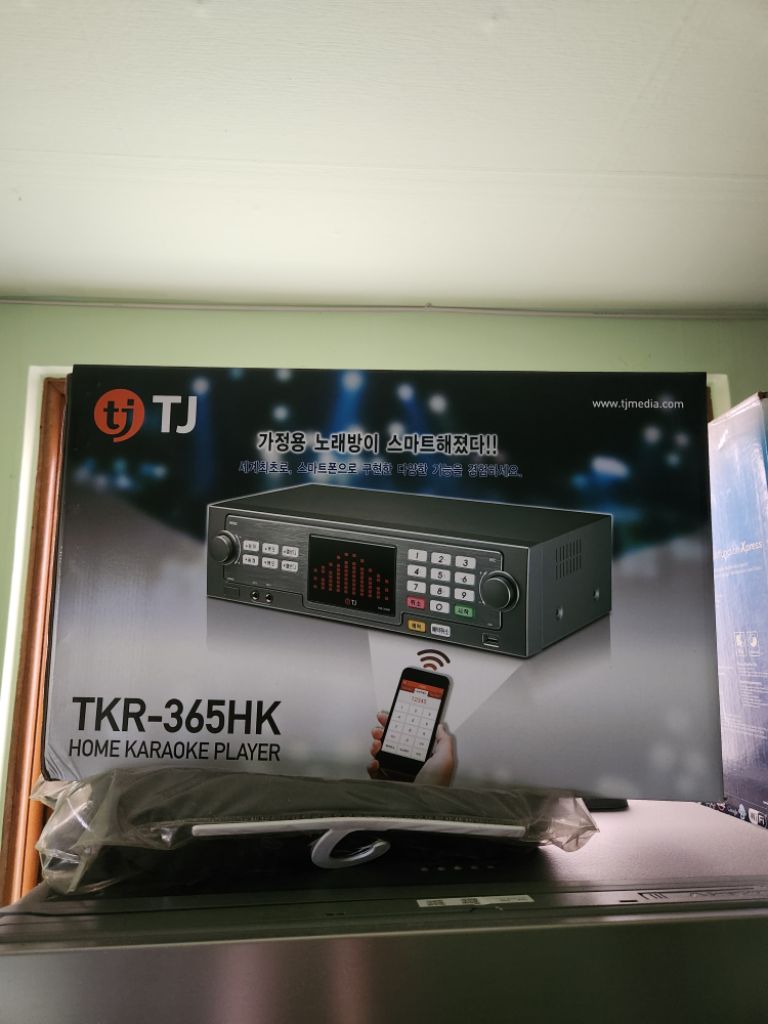 태진미디어 가정용 노래방 TKR-365HK+앰프+스피커