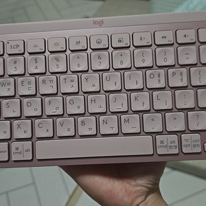 로지텍 mx keys mini 핑크