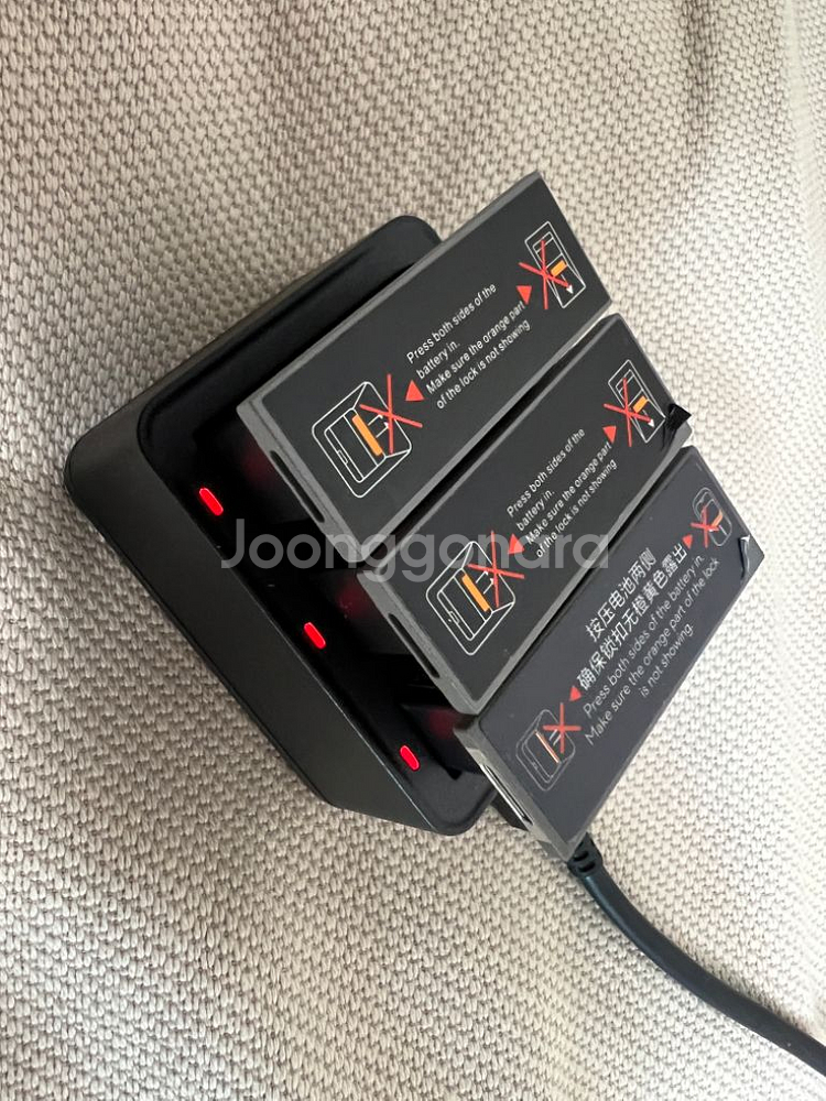 오즈모 액션캠 1세대 배터리 총4개 액션캠--1