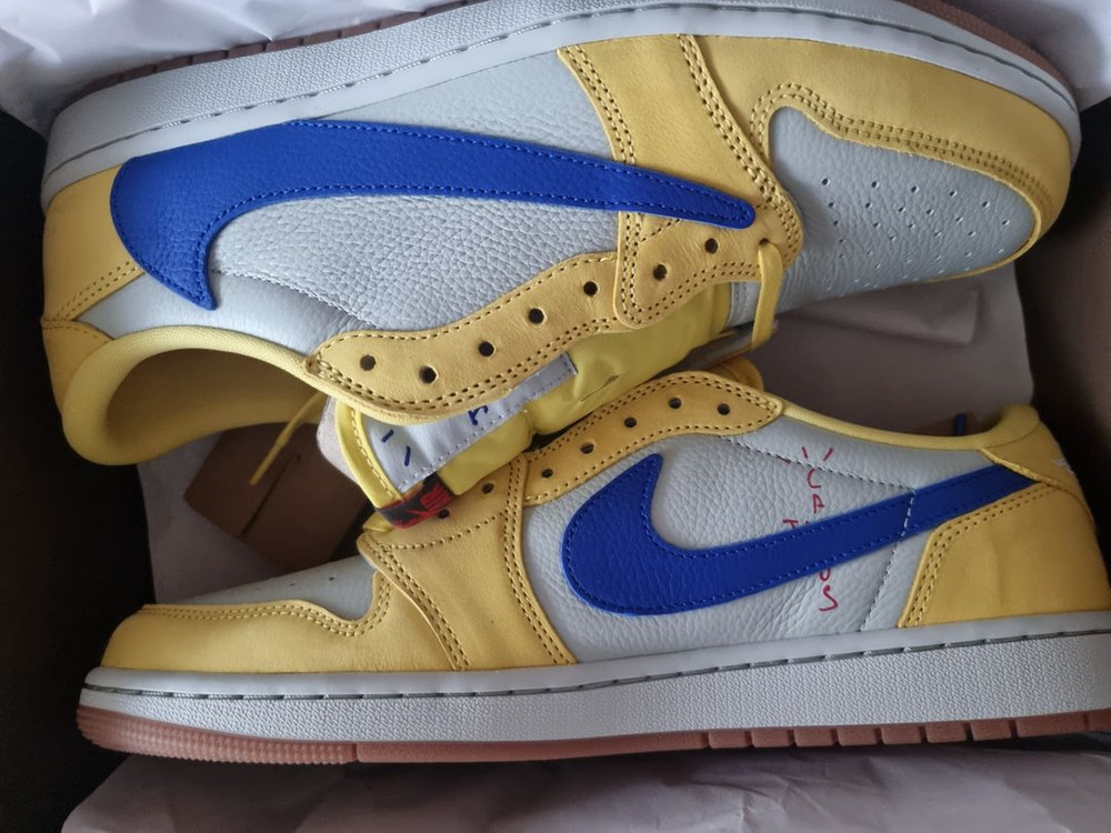 나이키 트래비스 스캇 카나리 295mm--1