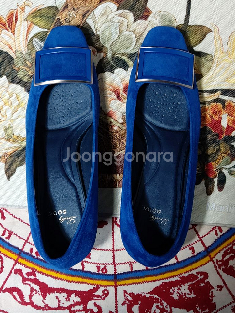 230 소다 염소가죽 펌프스 단화 구두 상태A--4