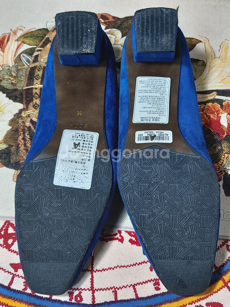 230 소다 염소가죽 펌프스 단화 구두 상태A--6