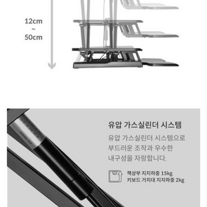 높이조절 스탠딩 모니터 받침대(루나랩 전동형 모션데스크