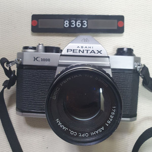 펜탁스 K-1000 필름카메라 1대 2 단렌즈