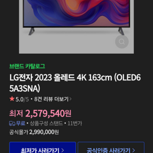 LG 올레드 TV (벽걸이형)