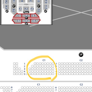 비 콘서트 6/8 1층 C1 구역 1열 연석
