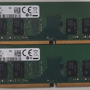 삼성 데스크탑램 DDR4 PC2133 4G 2개 팝니다