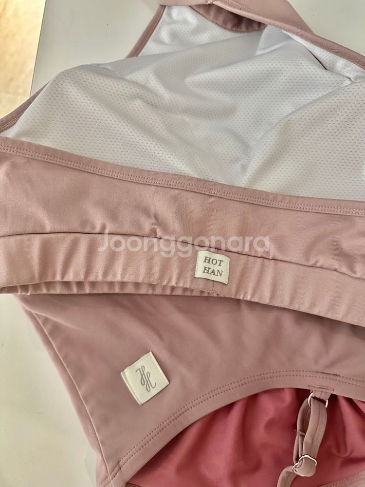 폴웨어 핫한 홀터탑 가터숏츠 인디핑크 M--4