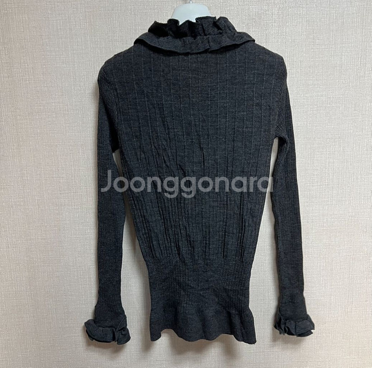 안느퐁텐 프릴 가디건(38)--1