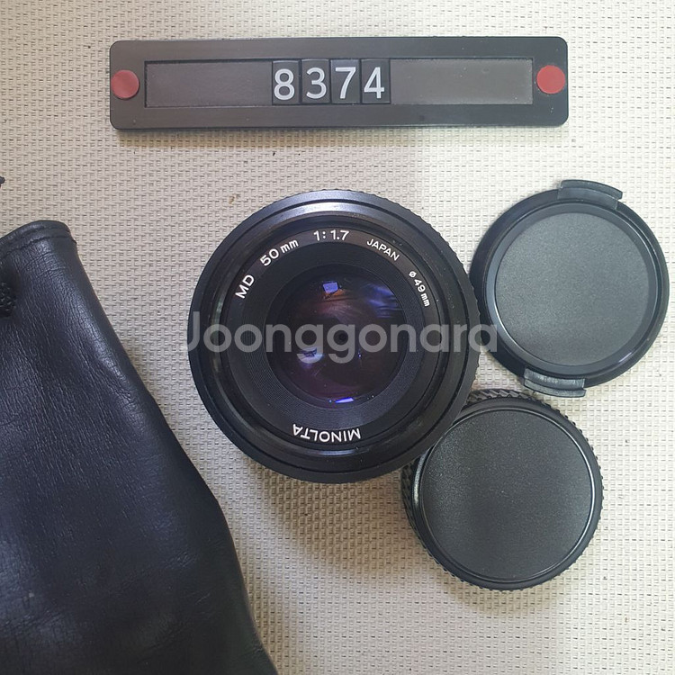 미놀타 마운트 50mm 1.7 단렌즈 파우치포함--1