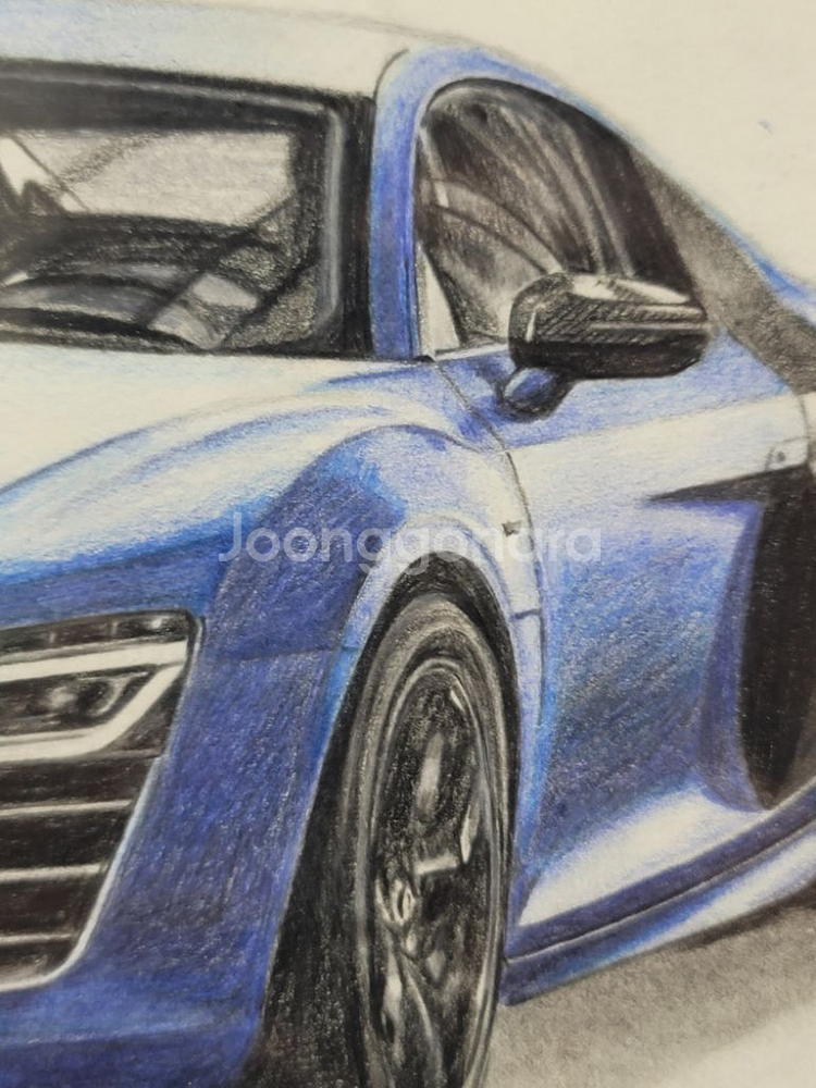 2013년 이원재작가 자동차 그림 R8--1