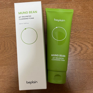 새상품)대용량 비플레인 녹두 약산성 클렌징폼 160ml