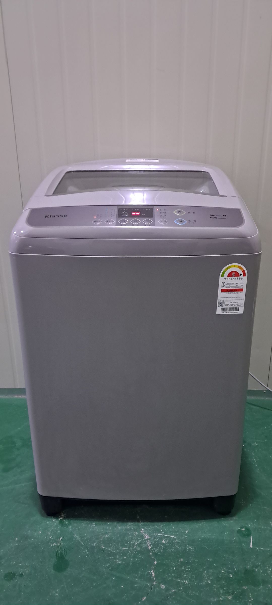2487 대우클라쎄 15KG 통돌이세탁기(메탈그레이)