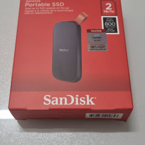 [미개봉] 2TB Sandisk Portable SSD