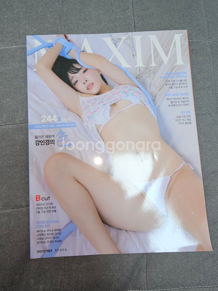 맥심잡지 한정판 S타입 팝니다--1