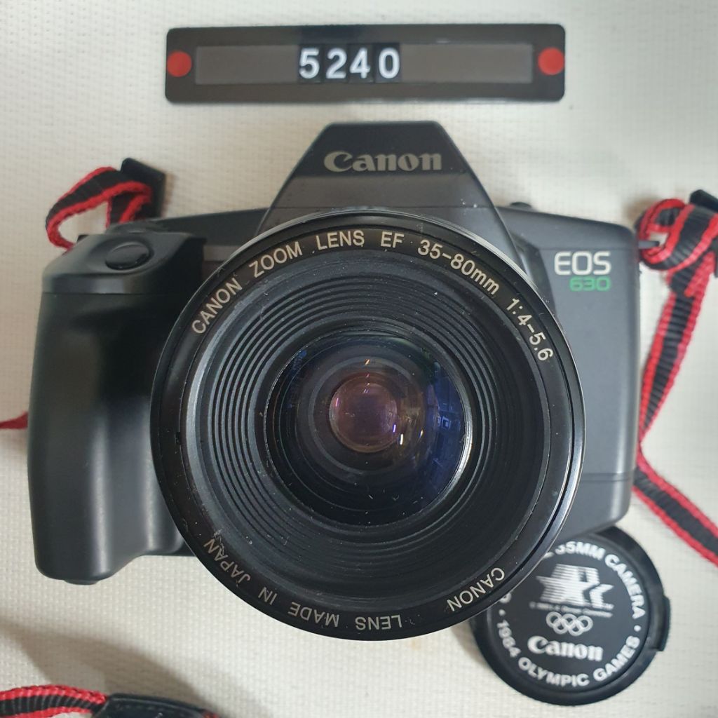 캐논 EOS 630 필름카메라 35~70mm 렌즈 장착