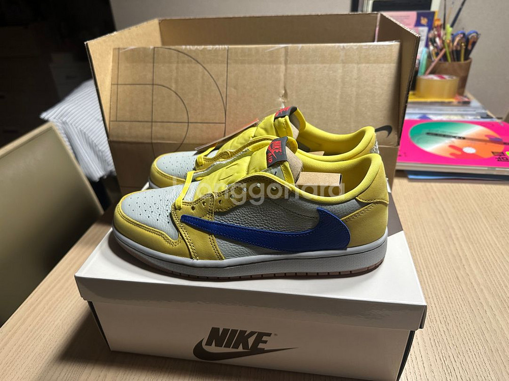 나이키 조던 트래비스 스캇 카나리 W255--1