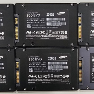 삼성 SSD 850 EVO 250G 6개 팝니다.