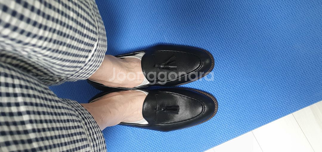 모델남편이 선택한 가죽로퍼(새상품)--5
