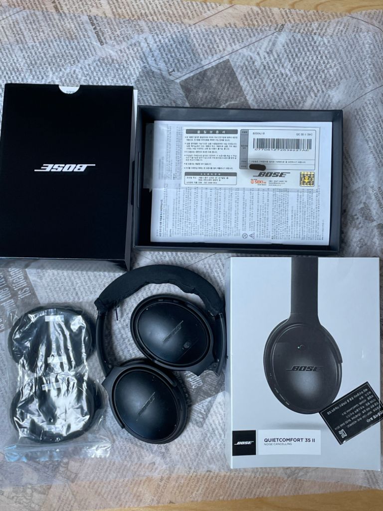 BOSE 보스 QC35 2세대 블랙 판매합니다.