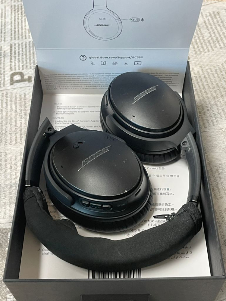 BOSE 보스 QC35 2세대 블랙 판매합니다. 이미지