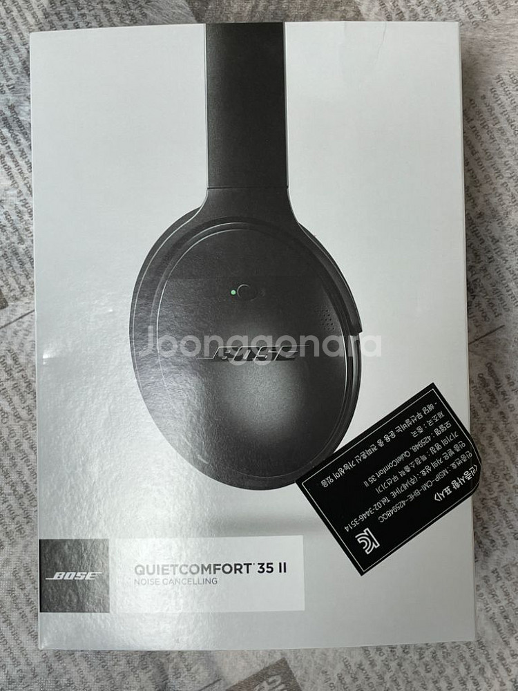 BOSE 보스 QC35 2세대 블랙 판매합니다.--3