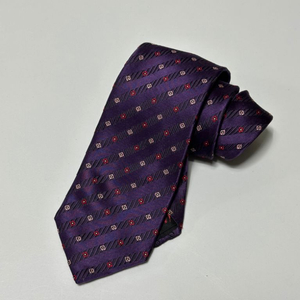 버버리 패턴 실크 넥타이