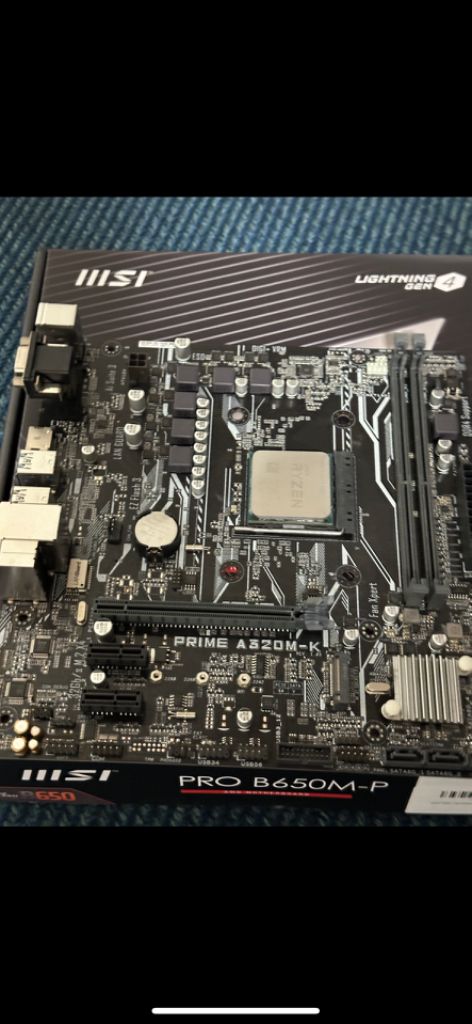 라이젠3600+asus prime a320m-k