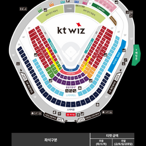 6.5일 한화이글스 kt 3루 응원지정석