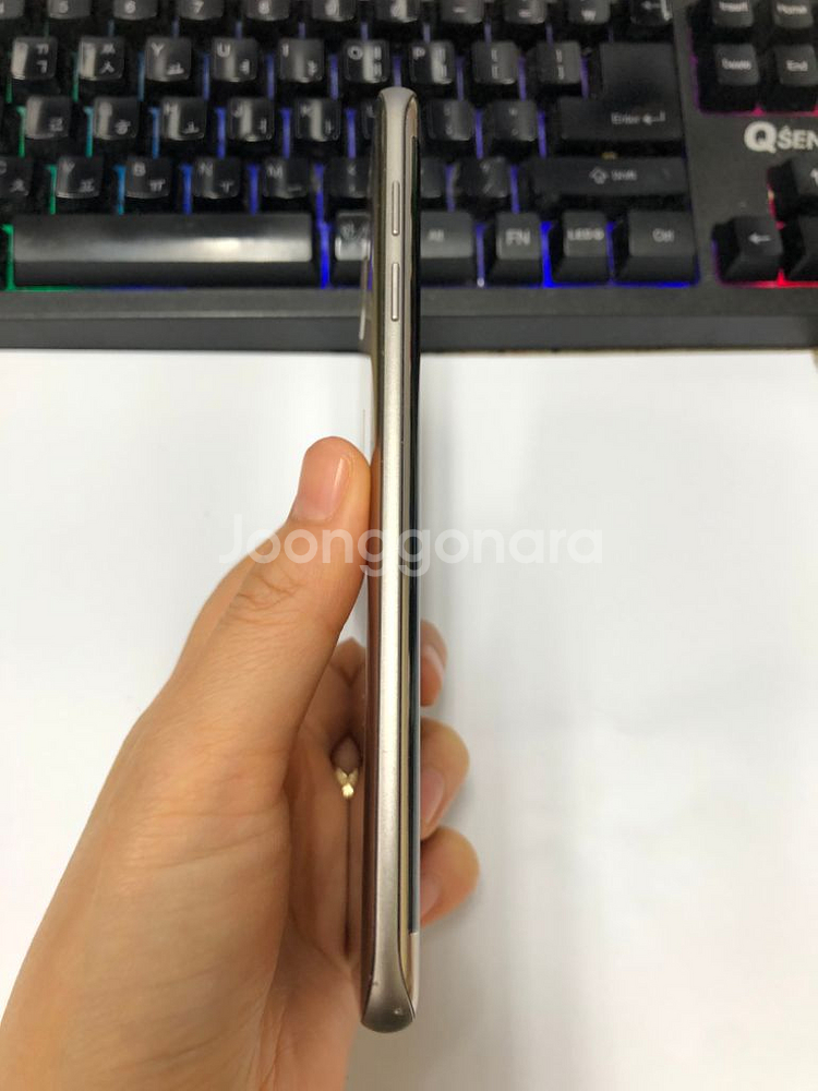 SK 갤럭시S7엣지 골드 외관깔끔 64G업무폰 게임폰--6