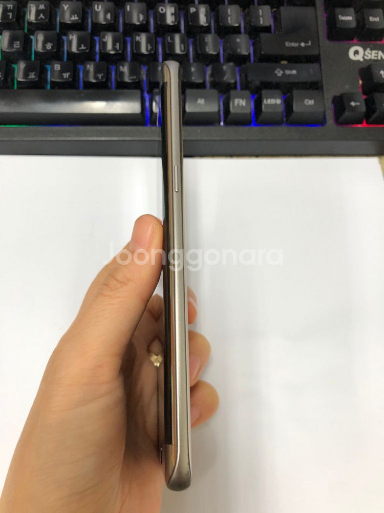 SK 갤럭시S7엣지 골드 외관깔끔 64G업무폰 게임폰--5