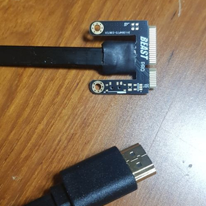 mini PCIe to HDMI 변환 케이블(70cm)