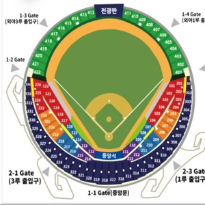 6/7 두산 기아 305블럭 응원석 통로 2연석 양도