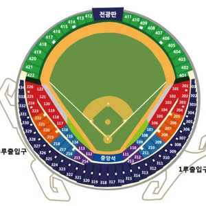 잠실야구장 6월 1일 엘지 VS 두산 (3루레드1석)