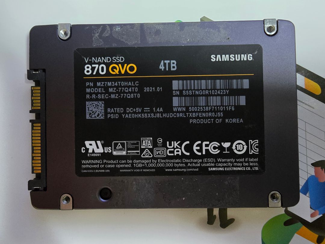 삼성 SSD 870 QVO 4TB