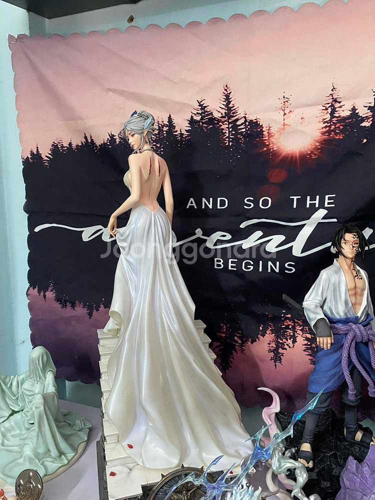 고스트블레이드 계단 레진 피규어--4