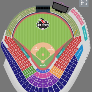 엘지트윈스 KT위즈 6/7일 지니존 (좌)구역 2연석
