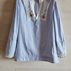 (정품) 토리버치 자수 튜닉 셔츠