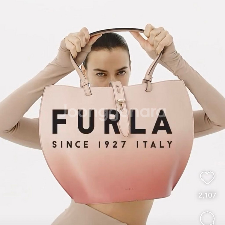 훌라 UNICA FURLA 그라데이션 빅백--1