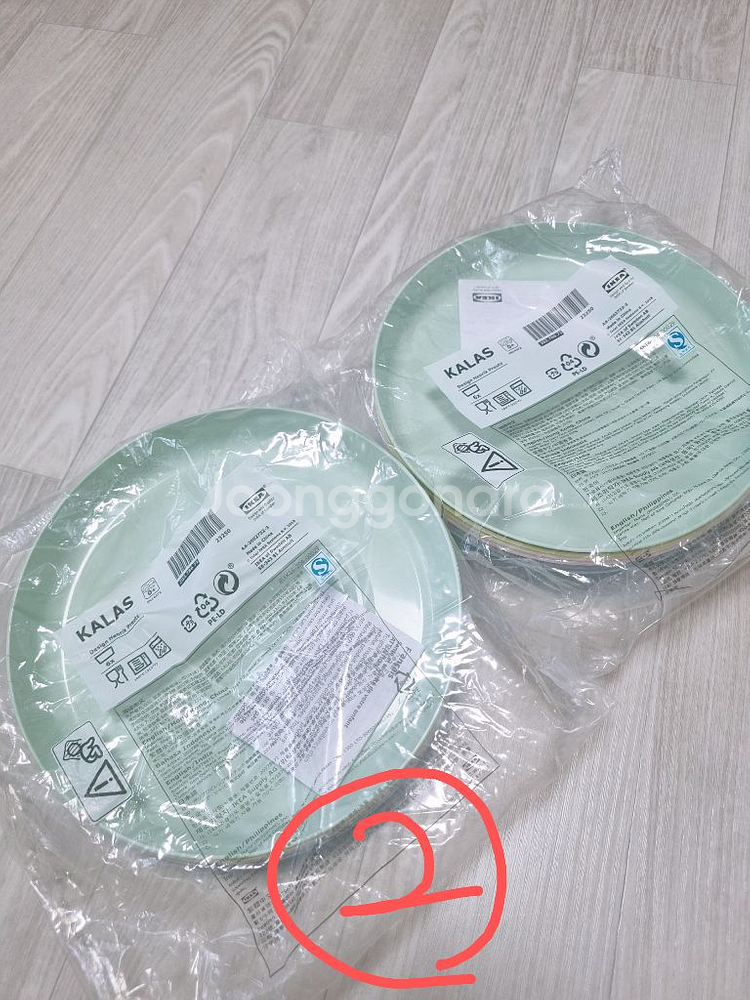 [새상품] 이케아 칼라스 유아그릇 접시 식기류--1